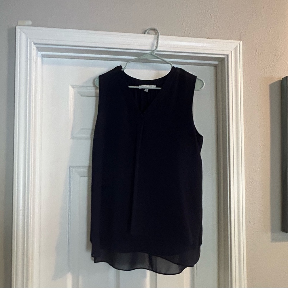 Navy blue blouse